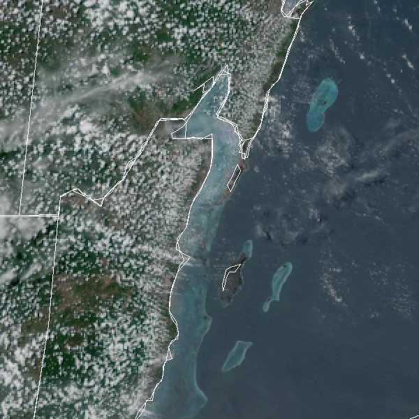 météo tropicale : Image satellite .