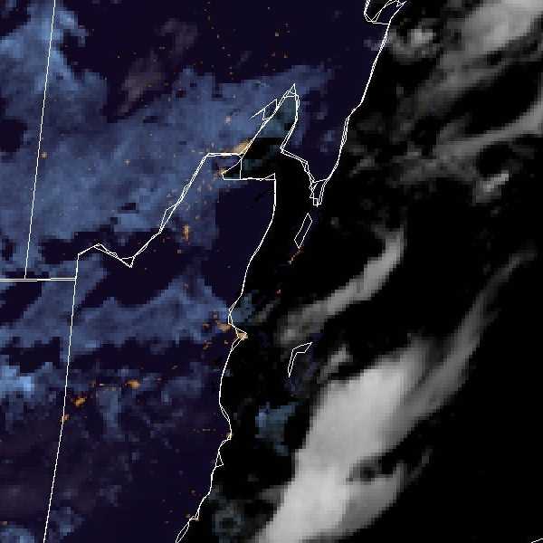 météo tropicale : Image satellite .