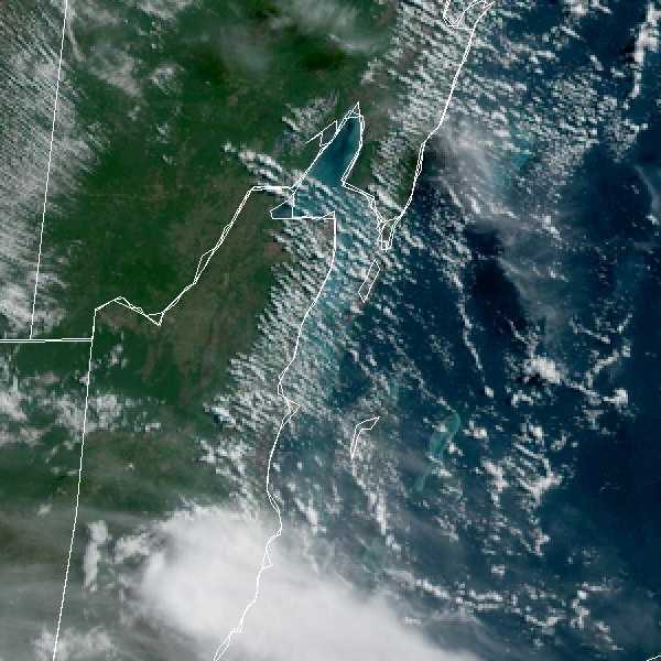 météo tropicale : Image satellite .