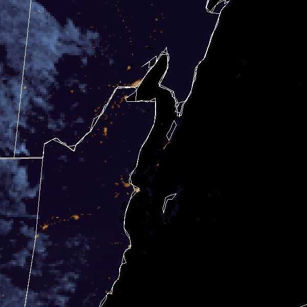 météo tropicale : Image satellite .