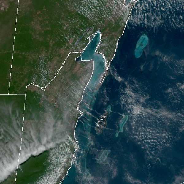 météo tropicale : Image satellite .