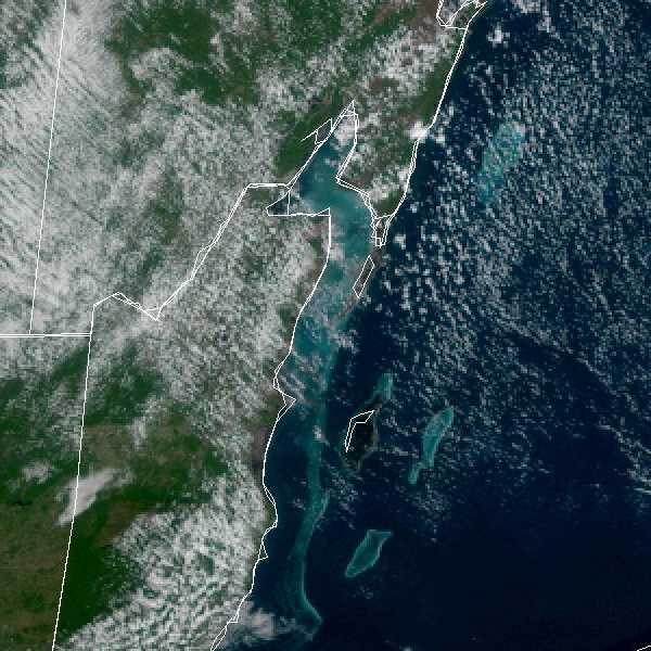 météo tropicale : Image satellite .