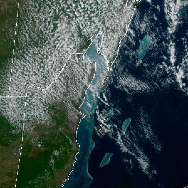 météo tropicale : Image satellite .