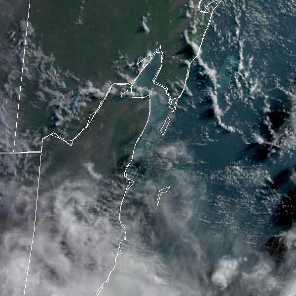 météo tropicale : Image satellite .