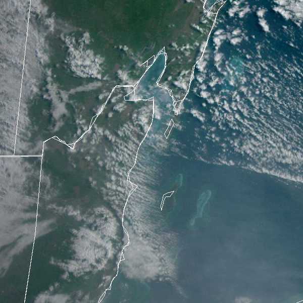 météo tropicale : Image satellite .