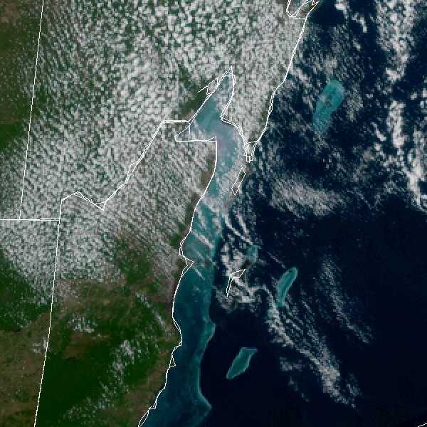 météo tropicale : Image satellite .