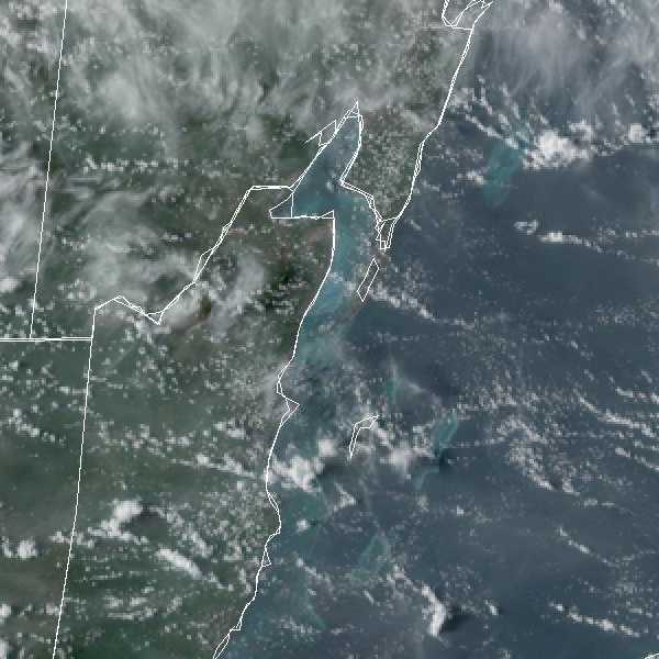 météo tropicale : Image satellite .