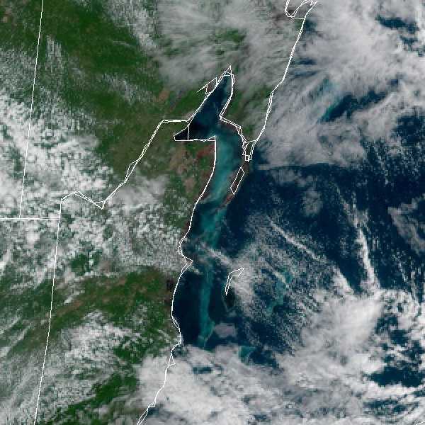 météo tropicale : Image satellite .