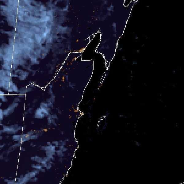 météo tropicale : Image satellite .