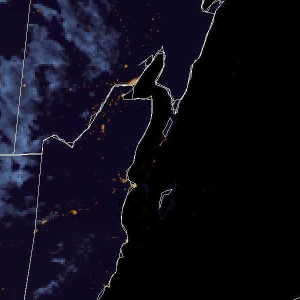 météo tropicale : Image satellite .