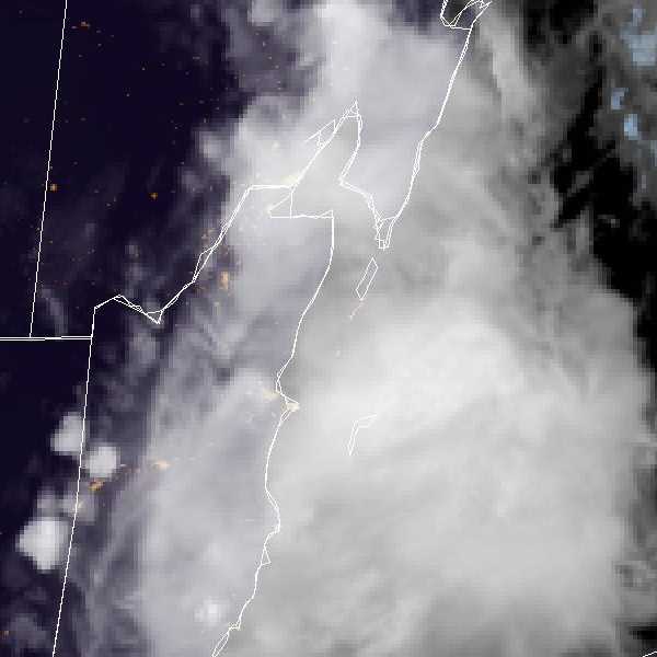 météo tropicale : Image satellite .