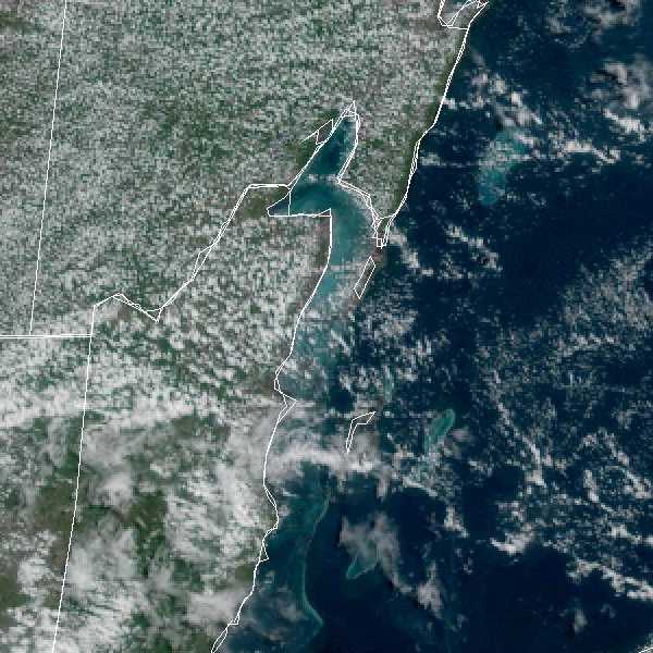météo tropicale : Image satellite .