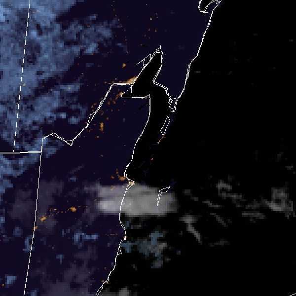 météo tropicale : Image satellite .