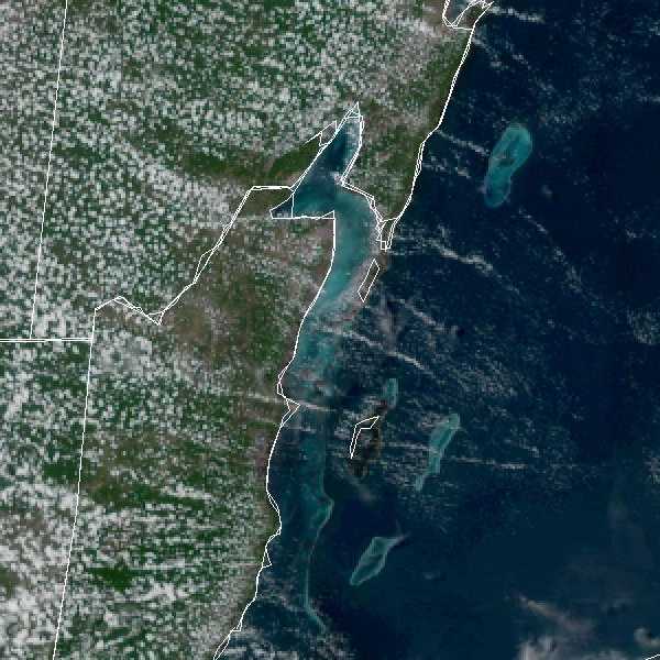 météo tropicale : Image satellite .