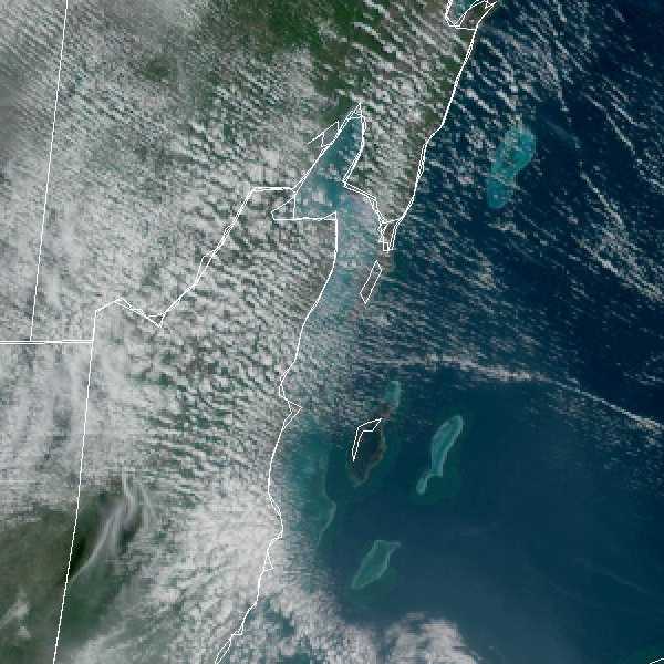 météo tropicale : Image satellite .