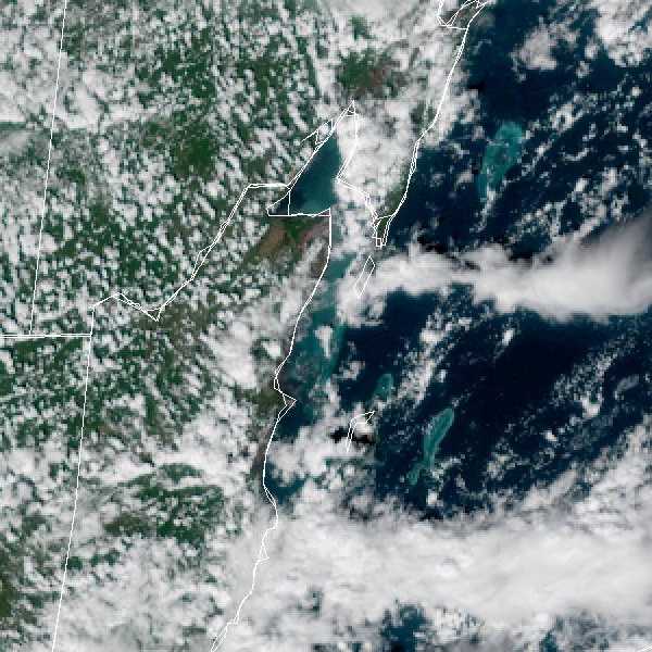 météo tropicale : Image satellite .