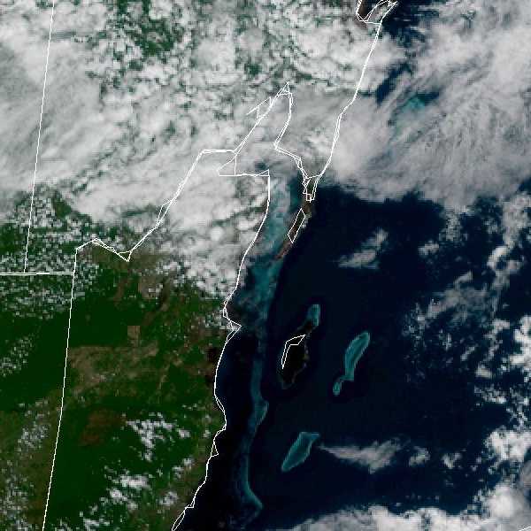 météo tropicale : Image satellite .