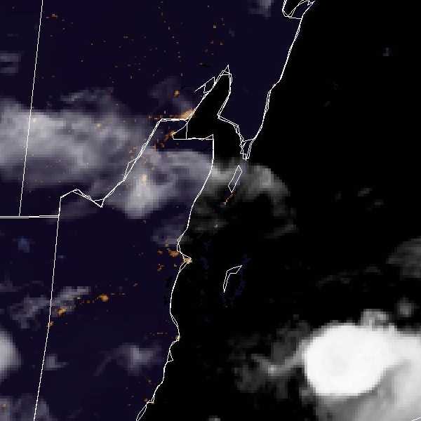 météo tropicale : Image satellite .