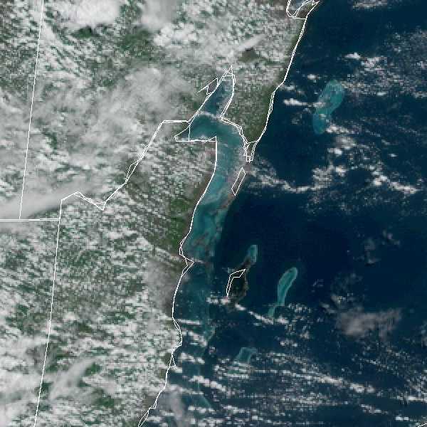 météo tropicale : Image satellite .