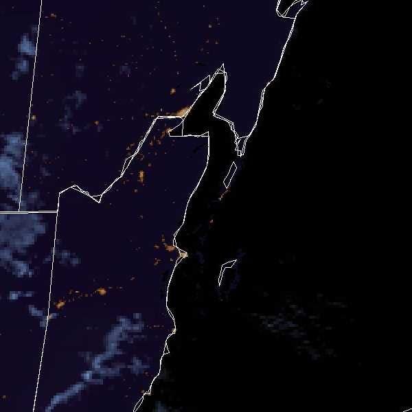 météo tropicale : Image satellite .