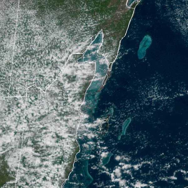 météo tropicale : Image satellite .