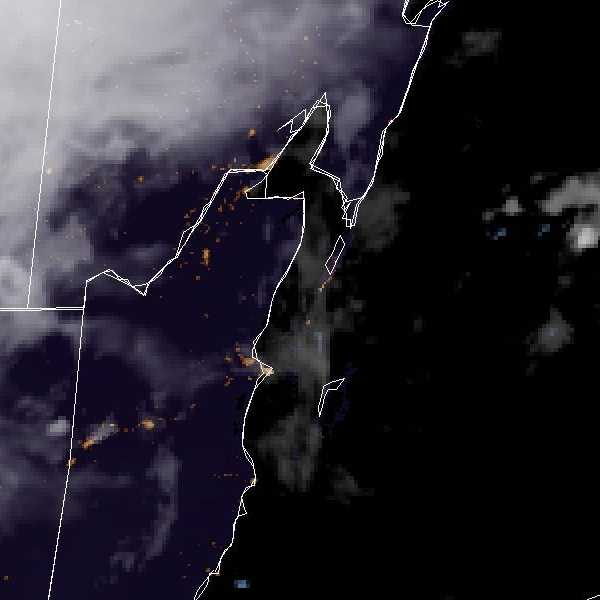 météo tropicale : Image satellite .
