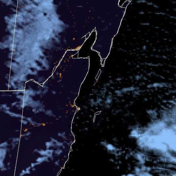 météo tropicale : Image satellite .
