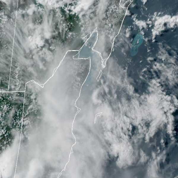 météo tropicale : Image satellite .