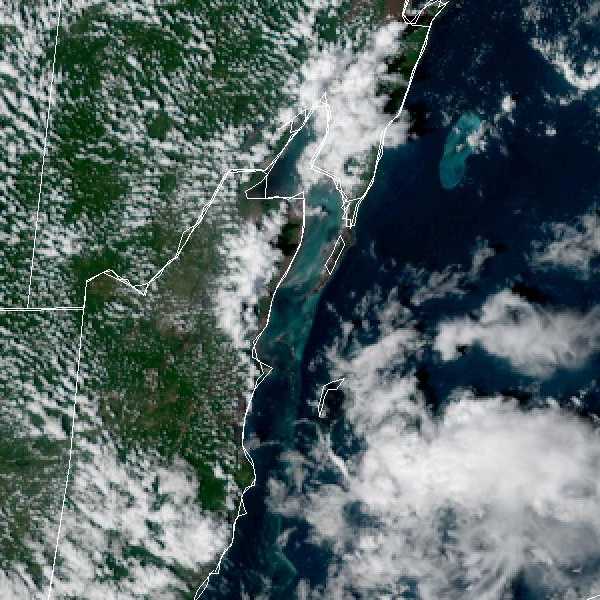 météo tropicale : Image satellite .