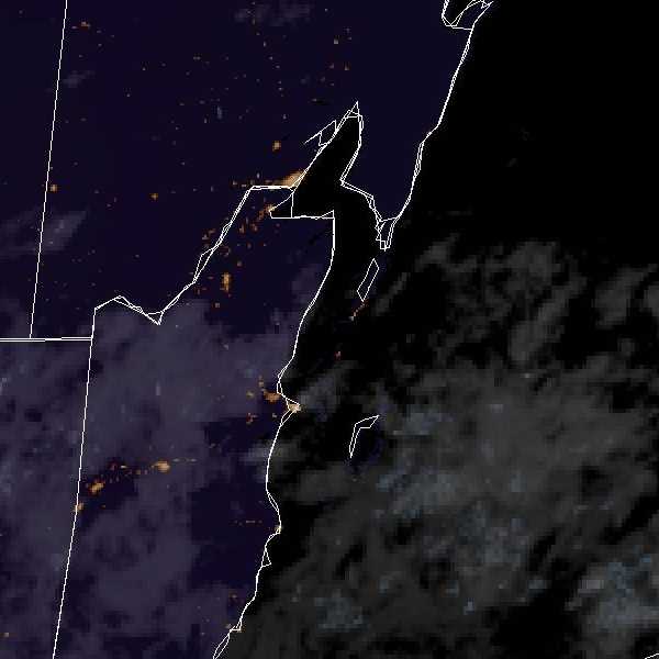 météo tropicale : Image satellite .