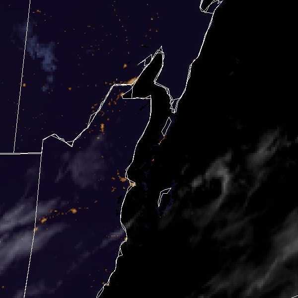 météo tropicale : Image satellite .