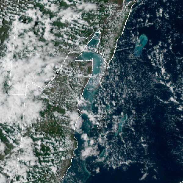 météo tropicale : Image satellite .