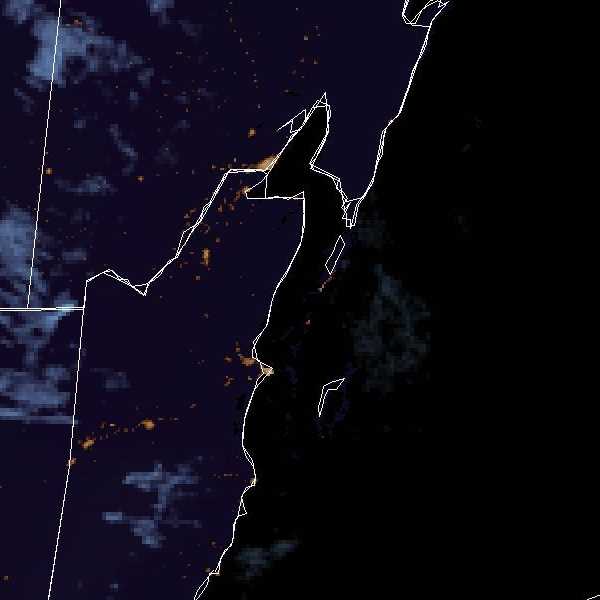 météo tropicale : Image satellite .