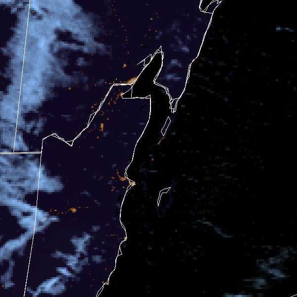 météo tropicale : Image satellite .