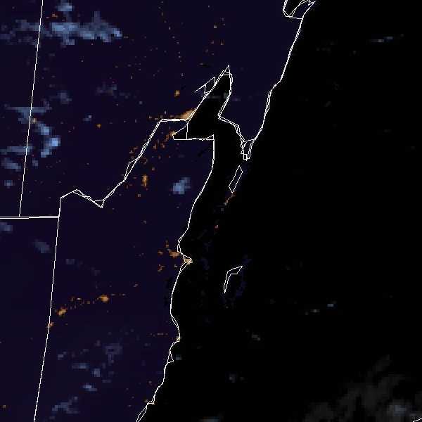météo tropicale : Image satellite .