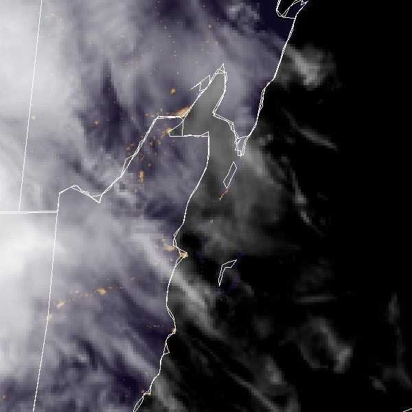 météo tropicale : Image satellite .