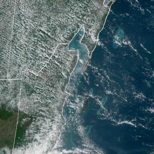 météo tropicale : Image satellite .