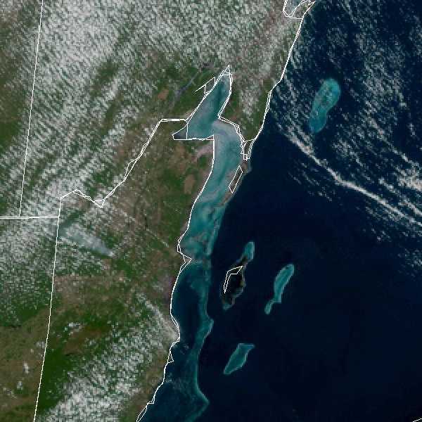 météo tropicale : Image satellite .