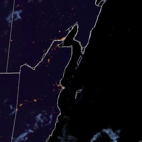 météo tropicale : Image satellite .