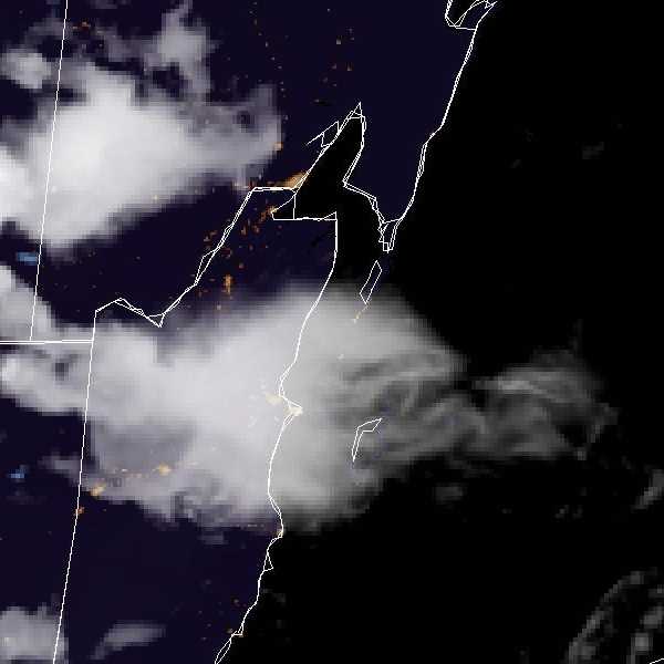 météo tropicale : Image satellite .