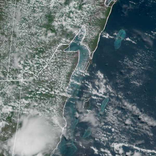 météo tropicale : Image satellite .