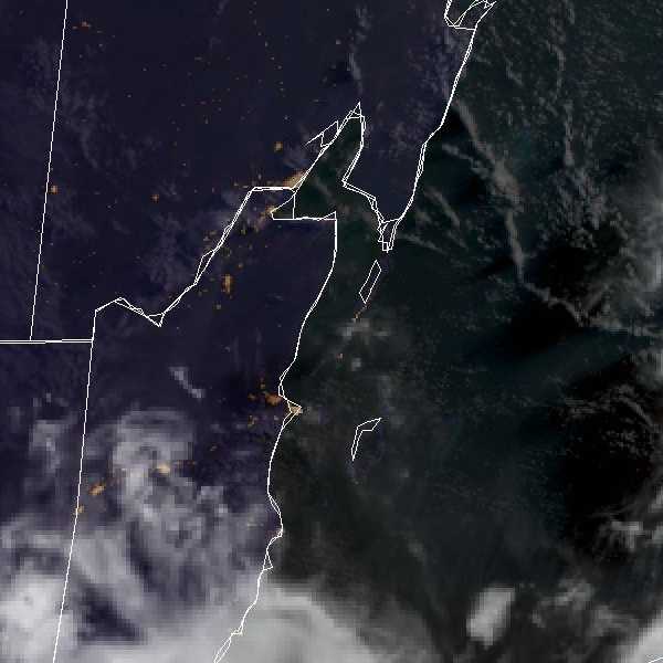 météo tropicale : Image satellite .