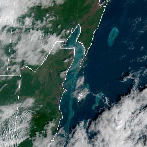 météo tropicale : Image satellite .