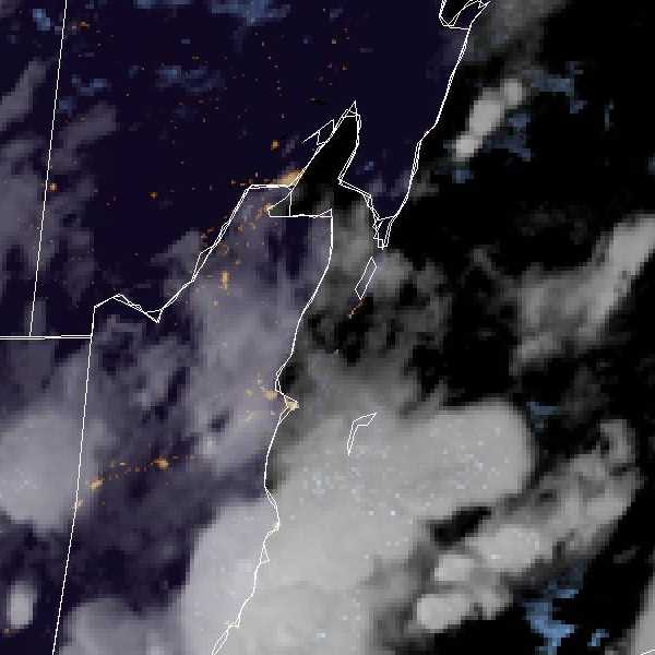 météo tropicale : Image satellite .