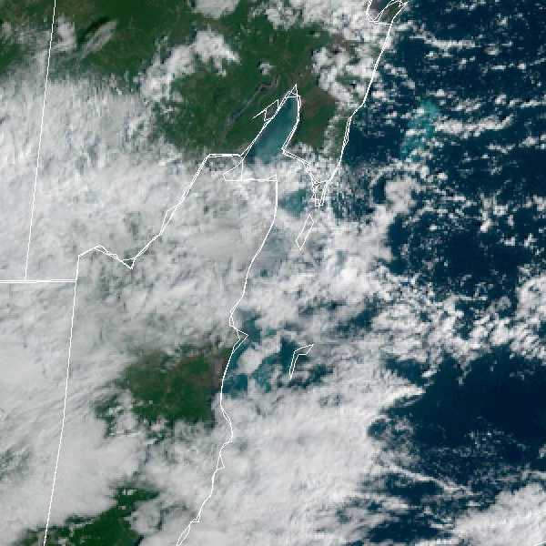 météo tropicale : Image satellite .