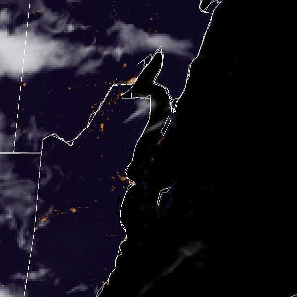 météo tropicale : Image satellite .