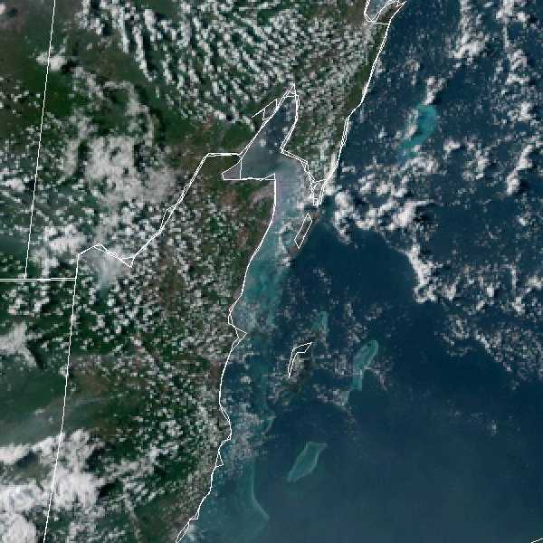 météo tropicale : Image satellite .