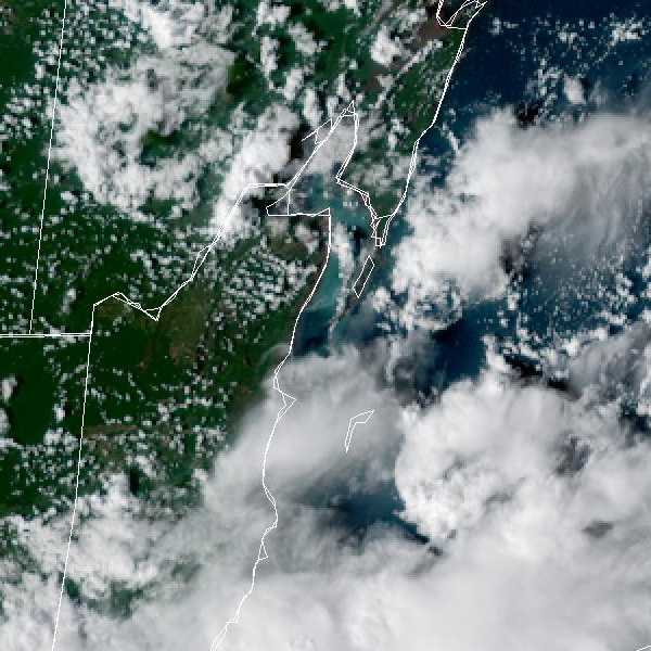 météo tropicale : Image satellite .