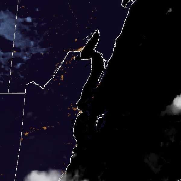 météo tropicale : Image satellite .