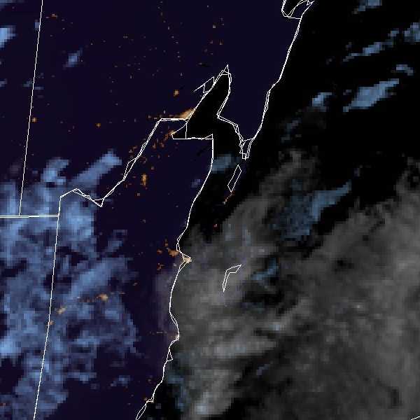 météo tropicale : Image satellite .